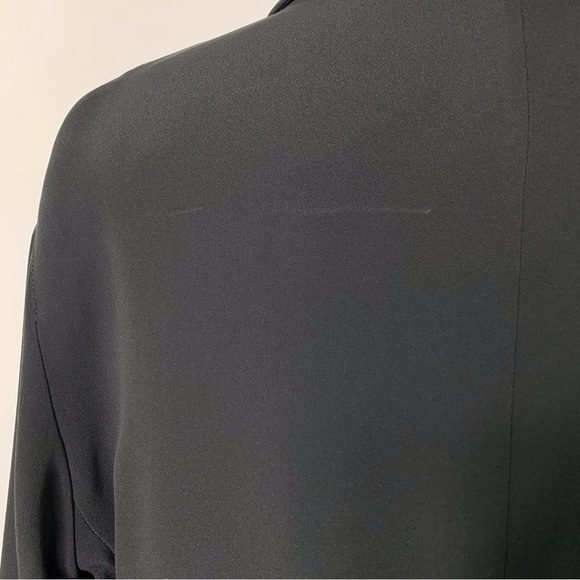 Armani Collezioni Women's Black Long Sleeve Button Down Maxi Dress Size 12 - Picture 7 of 16